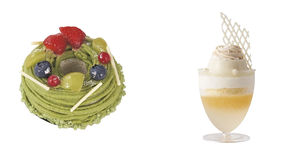 華やかなクリスマスケーキが勢ぞろい!
